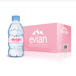 Evian 依云 天然矿泉水 300ml*24瓶