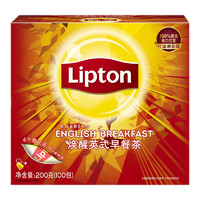 Lipton 立顿  焕醒英式早餐茶  200g *100包