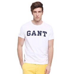 GANT 甘特 254130 男士字母短袖T恤
