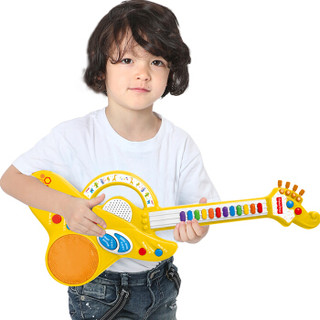 Fisher-Price 费雪 GMFP013 12个音乐键儿童电子小吉他玩具 *2件+凑单品