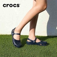 crocs卡洛驰女鞋专柜正品卡琳克骆格沙滩洞洞鞋凉鞋女