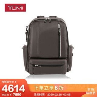 TUMI 途明 ARRIVE'系列 中性商务旅行时尚潮流皮革双肩包