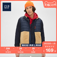 Gap 盖璞 528304 男款拼接仿羊绒马甲