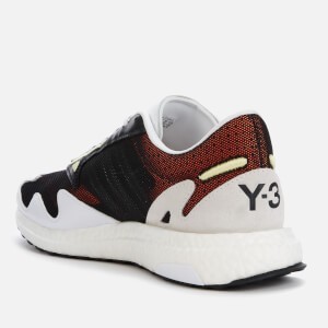 Y-3 Rhisu 男士运动鞋 Black/White/Yeltin UK5