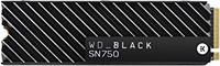 WD 西部数据 黑色 SN750  NVMe 内部游戏固态硬盘 -2TB