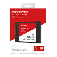WD 西部数据 Red系列 SA500 SATA3 NAS固态硬盘 1TB