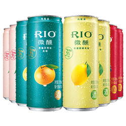 RIO 锐澳 洋酒 预调鸡尾酒  微醺系列 3度 330ml*8罐（4种口味） *2件