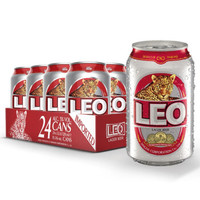LEO豹王 泰国原装进口 纯麦啤酒 330ml*24听装