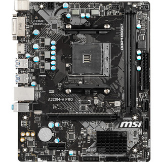 MSI 微星 A320M-A PRO 主板（A320/Socket AM4）