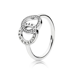PANDORA 潘多拉 196326CZ-54 女士圆环925银戒指 