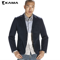 KAMA 卡玛 2217703 男士棉麻西服