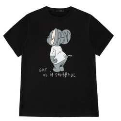 PEACEBIRD 太平鸟 猫和老鼠系列 男士纯棉T恤