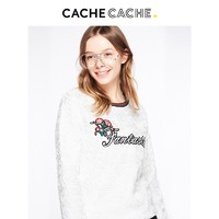 Cache Cache 捉迷藏 7626005123 女士刺绣针织套头卫衣