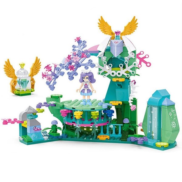 商品star diamond 星钻积木 小小花仙系列 80631 儿童拼插积木玩具 花