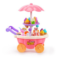 知识花园 儿童厨房角色扮演玩具 声光糖果车