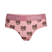 京东PLUS会员：MOSCHINO UNDERWEAR 莫斯奇诺  女士粉色小熊图案内裤 Z A 4730 9015 1242 4码