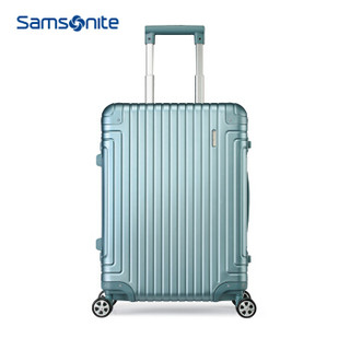Samsonite/新秀丽镁铝合金铝框拉杆箱万向轮行李箱男女旅行箱登机箱 DB3 雾霾蓝 20英寸