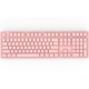 iKBC W210 108键 2.4G无线 机械键盘 粉色 Cherry红轴