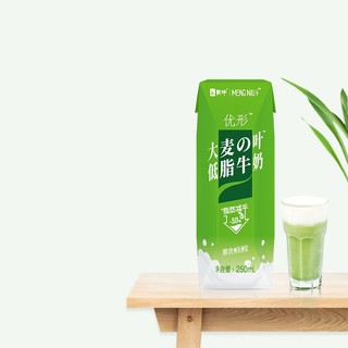 MENGNIU 蒙牛  优形大麦の叶 低脂牛奶 250ml*12盒