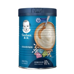 Gerber 嘉宝 钙铁锌营养麦粉 225g *3件