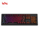 iKBC R410 104键  RGB背光 游戏 机械键盘 黑色 樱桃红轴