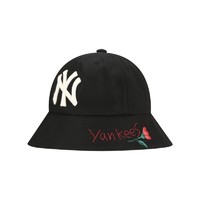 MLB 美国职棒大联盟 32CPHF911 渔夫帽 NY 运动潮流时尚男女遮阳圆顶渔夫帽休闲帽 纽约洋基/黑色