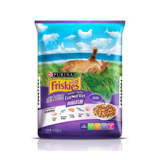 喜跃Friskies 全价成猫粮肉和海洋鱼味10kg