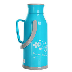 悠佳 鼎盛系列3.2L 家用热水瓶开水瓶居家 保温壶玻璃内胆 保暖壶塑料外壳大容量暖水瓶 蓝色ZS-9800XD-L