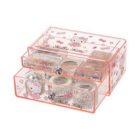 Hello Kitty 凯蒂猫 透粉钻石系列 首饰盒 23.8*13.7*11cm 透粉色