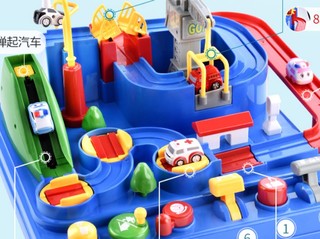 JuLeBaby 聚乐宝贝 汽车闯关主题系列 t105  儿童创意玩具 汽车大冒险