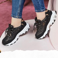 考拉海购黑卡会员：SKECHERS 斯凯奇 D'lites 13087 女士厚底老爹鞋 *2件