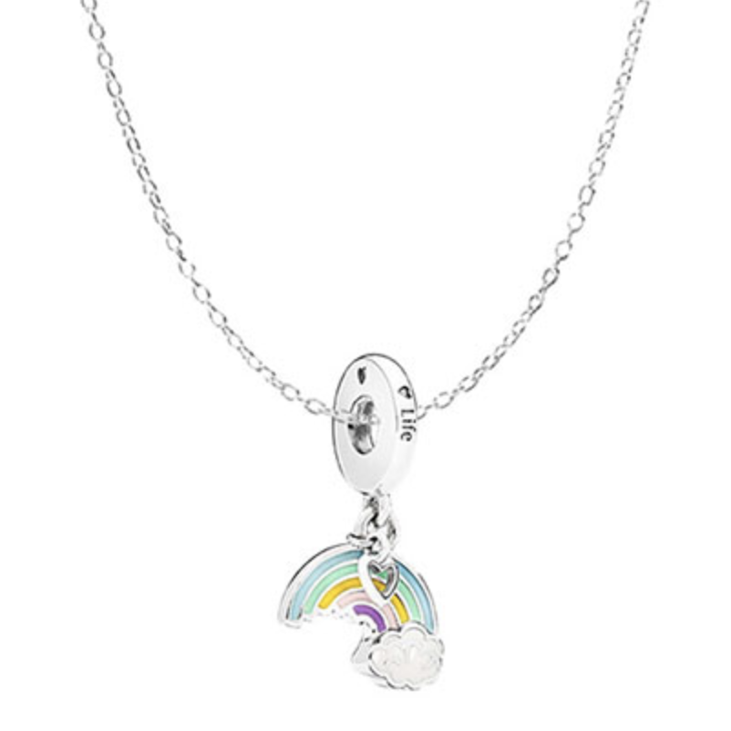 pandora潘多拉lzpdl0199彩虹项链