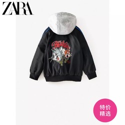 ZARA 新款 童装男童 春夏新品 猫和老鼠印花夹克外套 05854777800