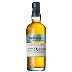 百龄坛（Ballantine’s）洋酒 15年 陈酿 单一麦芽 苏格兰 威士忌 格伦伯吉系列 700ml *3件