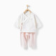 童泰新生婴儿内衣和服套装1-3个月衣服T91J1612 粉色 52 *2件