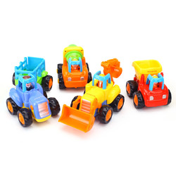 汇乐玩具 快乐工程队 惯性动力工程车（随机一款） *2件