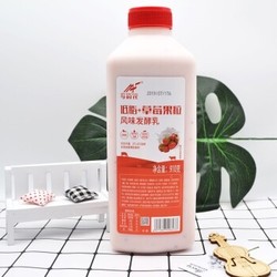 JIN SHI DAI 今时代 低脂草莓果粒酸牛奶 910g *4件
