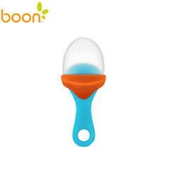 ’Boon啵儿 硅胶咬咬果蔬乐加盖升级版 蓝色/桔色 *3件