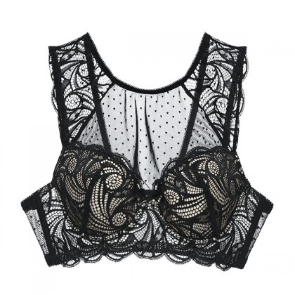 【省90元】蕾丝内衣_shine love 心爱 蕾丝半包文胸多少钱-什么值得买