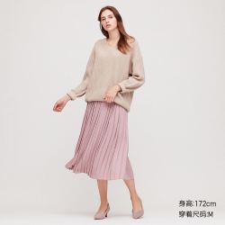 女装 雪纺打褶长裙 425371 优衣库UNIQLO