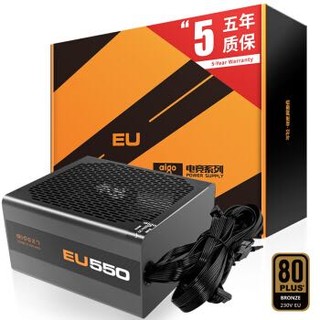 爱国者（aigo）额定550W 电竞EU550电脑电源