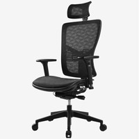 京东PLUS会员：震旦 AURORA 电脑椅 CEMB-01GSFLC(M)M 黑色