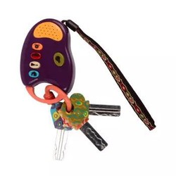 B.toys 比乐 趣味钥匙 乐匙车钥匙 紫色 感统玩具 18个月+ BX1200Z *3件