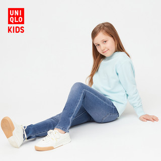 UNIQLO 优衣库 女童 高弹力牛仔紧身长裤