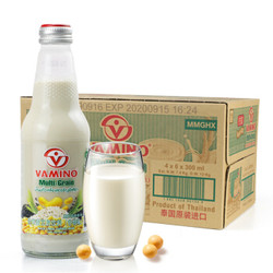 泰国进口 VAMINO哇米诺谷物味豆奶饮料 300ml*24瓶整箱装 *2件