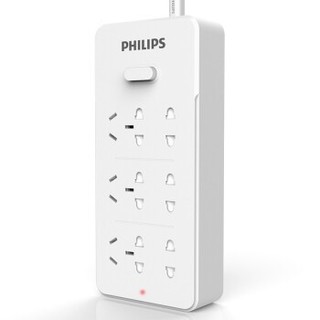 PHILIPS 飞利浦 SPS3621B/93 插线板 6位1.8米