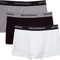 阿玛尼 EMPORIO ARMANI 男士短裤（3 件装）