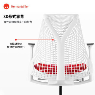 Herman Miller 赫曼米勒 Sayl 座椅 个性款 电脑椅 办公椅 灰色底座\绿色靠背\绿色扶手\绿色坐面