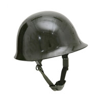 新品兵行者藏青钢制军迷用头盔 防护钢盔  安保安全防护盔 迷彩 黑色 军绿色可选 军绿色
