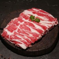 HUADONG 画冬 华东澳洲草饲原切肥牛肉片500g/袋 后胸肉火锅烧烤食材牛肉卷